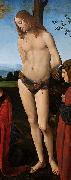 Giovanni Antonio Boltraffio St. Sebastian, detail from a Madona with Child, St. Sebastian, St. John the Baptist and two donors oil painting picture wholesale